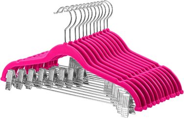 Клеїдки HOUSE DAY, 20 шт., велюрові з кліпсами, ультратонкі, антиковзні, для штанів та одягу (темно-рожевий)