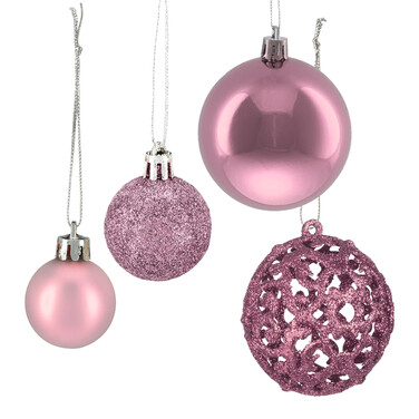 Relaxdays Set of 50 Christmas Baubles