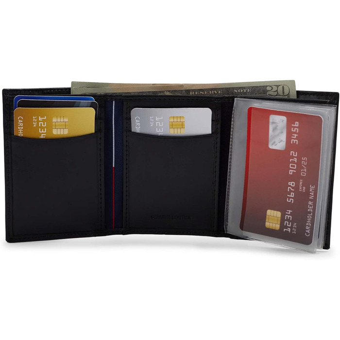 Чоловічий гаманець Tommy Hilfiger чорного кольору, без RFID захистом