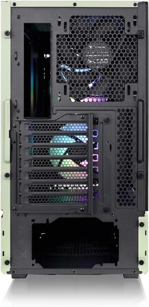 Корпус Thermaltake Ceres 300 TG ARGB Snow Mid-Tower ATX/E-ATX, 3x140мм вентилятори, загартоване скло, підтримка 360мм радіатора, Matcha Green
