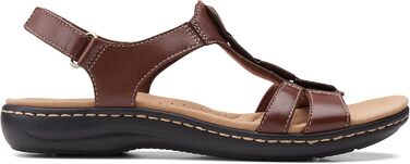 Босоніжки Clarks Laurieann Kay жіночі бежеві (38 EU) - шкіряні сандалі на плоскій підошві