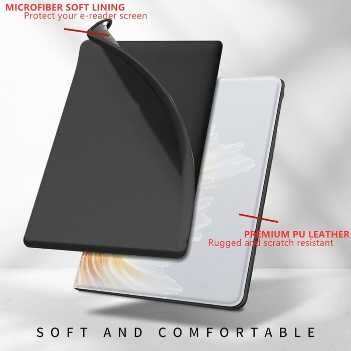 Чохол для Kindle Paperwhite 12-го покоління (2024) Flip з силікону, чохол Kindle Colorsoft з автопробудженням/сном, PU/TPU чохол-книжка, підходить для хлопчиків та дівчаток, з малюнком, Signature Edition, 7' (Color 6)