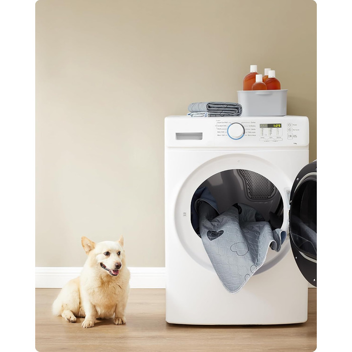 Підстилка для собак Feandrea, 2 шт., XL (122 x 91 см), сіра, водонепроникна, супер вбираюча, для дому