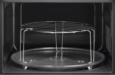 Мікрохвильова піч AEG MFB252DB з грилем, 25 л, 900 Вт, інвертор, чорний