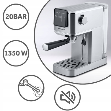 Ріжкова кавомашина Berdsen з капучинатором, 20 бар, сенсорне керування