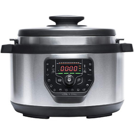 Cecotec Programmable Pressure Cooker GM H-Oval, Smart Cooking, 8 Liter, 24-Hour Programmability, 15 Safety Systems, 90 Kpa, 19 Menus Model H Oval