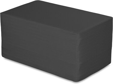 Складане ліжко-футон EVERGREENWEB Galaxy 80x190 см, чорне – матрац 10 см, 4-складний, трансформується у пуф, знімний чохол, для всіх типів ліжок