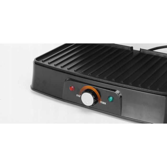 Електричний контактний гриль Aigostar 30HFA, сріблястий/сірий, 1500 Вт