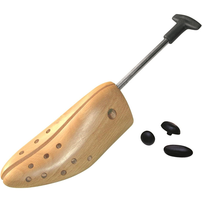 DELFA 1-Piece Shoe Stretcher, Shoe Widener, Shoe Expander made of Beechwood and Metal Mechanics