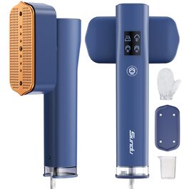 Праска Sundu Steamer: 2-в-1 відпарювач та праска для одягу, мобільна, з LED дисплеєм, 4 режими, блакитна