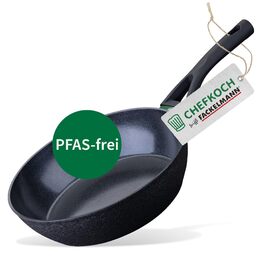 Grill-сковорода FACKELMANN Chefkoch Hamburg керамічна 28 см з антипригарним покриттям, з переробленого алюмінію, для всіх типів плит та духовки