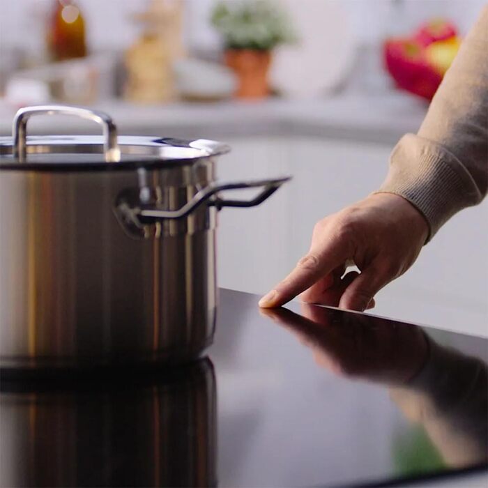 Каструля Fissler Original-Profi Collection, 2.1 л, 16 см, нержавіюча сталь, з металевою кришкою, внутрішня шкала, для індукції, Німеччина