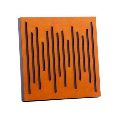 Акустична панель Bluetone Acoustic WaveFuser з натурального дерева (Вишня), 50x50 см — звукопоглинаючі панелі для студії та дому