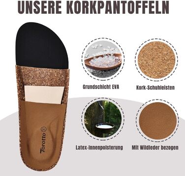Жіночі шкіряні босоніжки-пантофлі Torotto Clogs, коричневі, розмір 42 EU, зручні для роботи та дому