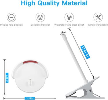 Кріплення для камери немовляти eufy Security SpaceView, 360° гнучке кріплення для дитячої камери, сумісне з SpaceView S/Pro Babyfon