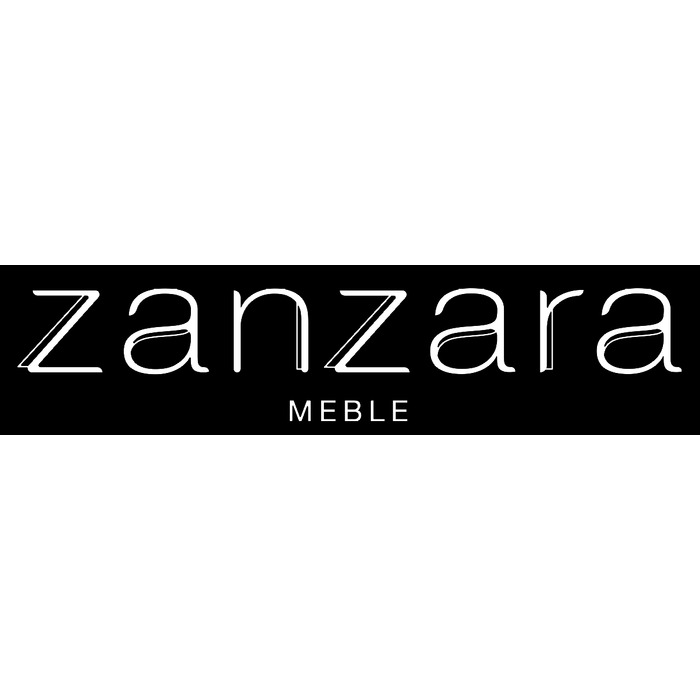 Оббита лава зі сховищем Zanzani, 80,6 x 64,52 x 30,01 см, чорна