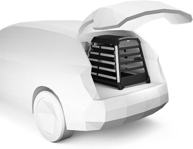 Thule Allax - переносна переносна клітка для собак, чорний/алюміній, XXL Compact