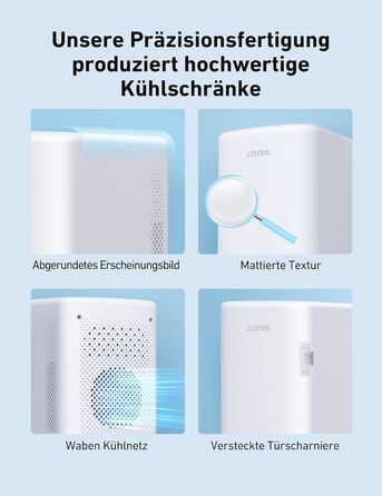 AstroAI Mini Fridge 6 Liter / 8 Cans | Cooler & Warmer | AC/DC | Compact Fridge for Bedroom, Car, Drinks, Beauty, Skincare, Travel