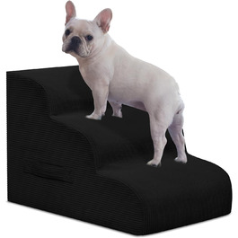 Сходинка для собак Mesa Lemon - 4 сходинки, сіра, для маленьких собак, нековзна, знімна, для дому та авто