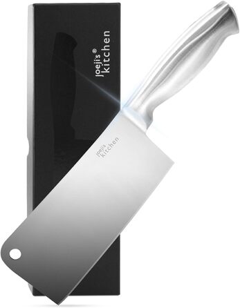 Кухонний ніж Joeji's Hackmesser 17 см - нержавіюча сталь 5Cr15Mov, універсальний ніж для м'яса, азіатський ніж для нарізки