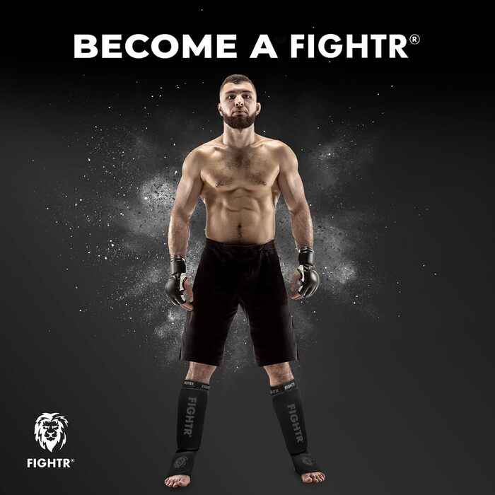 Захисний шолом FIGHTR® для боксу, MMA, муай-тай, кікбоксингу та інших видів єдиноборств. Регульований розмір S/M, чорний.