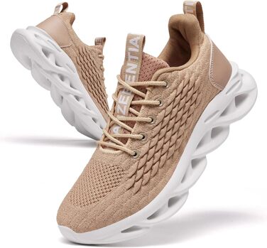 Чоловічі кросівки для бігу, тенісу та фітнесу. Легкі, дихаючі, спортивні, коричневі (41 EU)