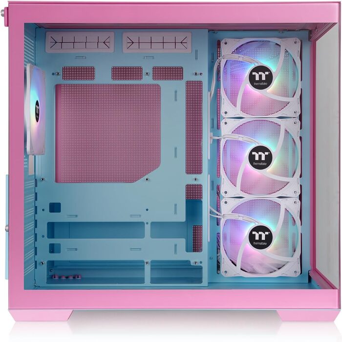 Корпус Thermaltake View 380 TG ARGB Mid-Tower: Двокамерний, з RGB-підсвіткою, USB-C, підтримка радіатора 360мм, Bubble Pink