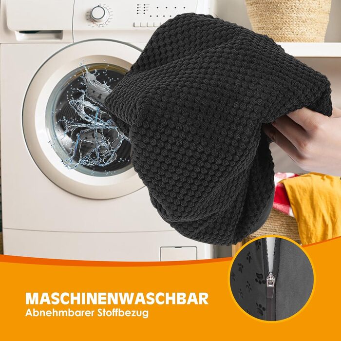 Сходинки для собак маленьких порід, 3 сходинки, 40 см, чорного кольору. Зручні та миючі сходи для собак, з неслизьким покриттям, для доступу до ліжка та дивану