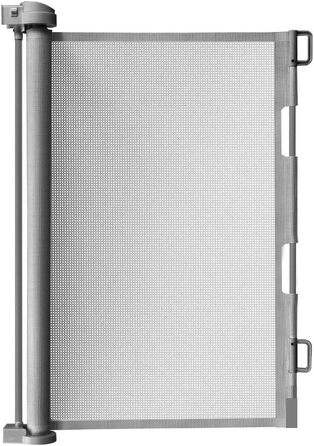 Висувна сітка для захисту сходів Ruhhy 13-140см, висота 85см, сітка-бар'єр, сірий колір