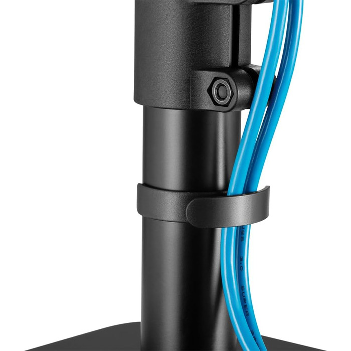 Підставка для динаміків mywall HS30L: 2 шт., чорний колір, настільна, кут нахилу +/-15°, вантажопідйомність до 15 кг