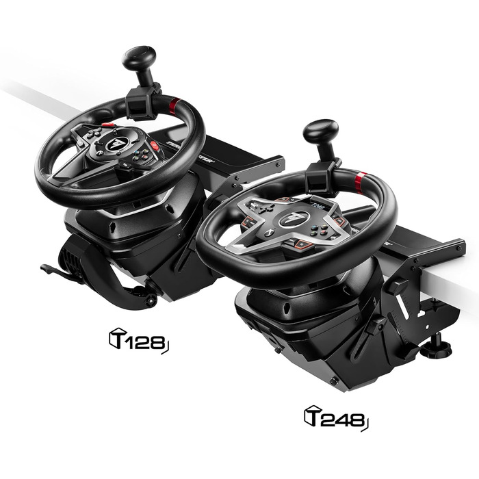 Набір Thrustmaster T128 для симуляторів вантажівок та сільськогосподарської техніки: кермо з Force Feedback та комплект для плоского монтажу. Офіційно для Xbox та PC