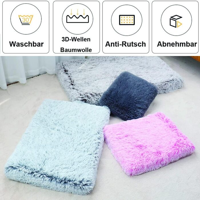 Крісло-ліжко для собак великих та маленьких порід, захист дивану, плюшеве, м'яке, дихаюче, ліжко для котів, зимове, тепле, з підкладкою, миється, знімний чохол, неслизьке, подушка для собак (XL 100x60x10 см, світло-сірий)