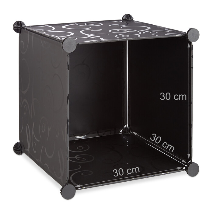 Relaxdays Plastic Storage Shelf with 16 Compartments