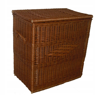 Кошик для прання з лози, 105 л, бежевий