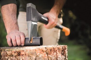 Точилка для ножів Fiskars Xsharp: керамічний точильний елемент, корпус з скловолокна, чорний/помаранчевий