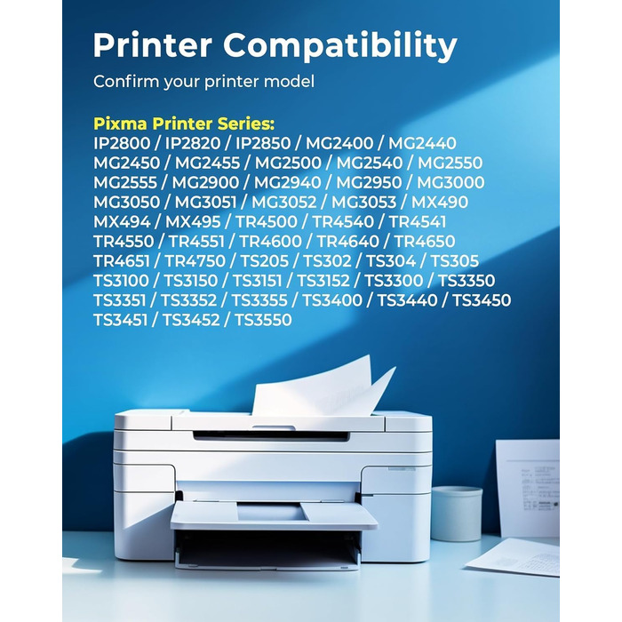 Картриджі ECHALLENGE PG-545XL та CL-546XL для принтерів Canon PIXMA (чорний та кольоровий), Multipack XL для TR4550, TR4551, TR4500, TS3150, TS3350, TS3151, MG3050, MG2950, MG2550S, MX490, MX495