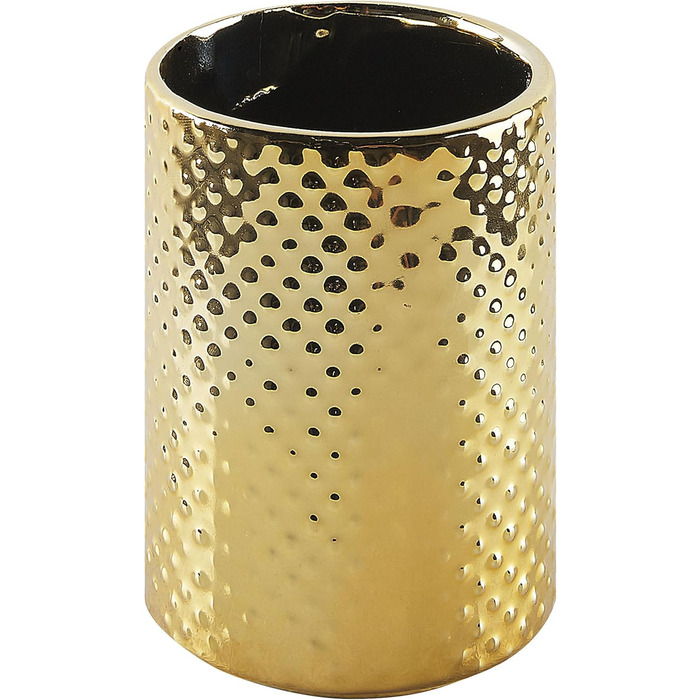 Елегасний аксесуар для ванної кімнати 4 шт. з натурального каменю Доломіт в золотому кольорі Cumana