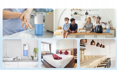 Автоматичний сенсорний дозатор для рідкого мила, безконтактний, USB-зарядка, 400 мл