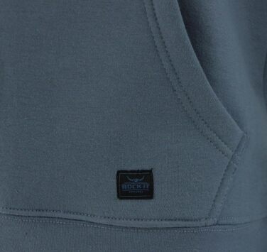 Чоловічий худі ROCK-IT Apparel Urban Streetstyle з начосом, камуфляж Dark Camo, розмір XL, синій