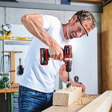 Акумуляторний дриль-шуруповерт Einhell TE-CD 18/40 Li-Solo Power X-Change (18 В, 40 Нм, 21 ступінь, 2 швидкості, LED-підсвітка) без акумулятора та зарядного пристрою