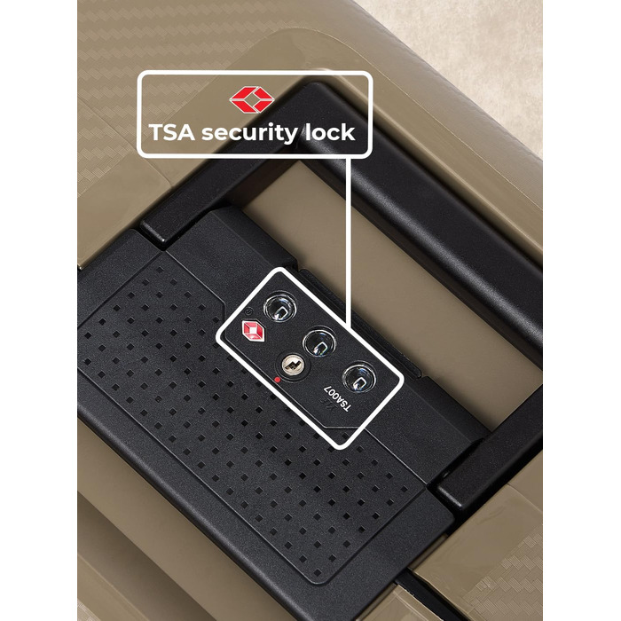 Набір валіз REDOLZ Hartschalen 3-ті: міцний поліпропілен, TSA-замок, 4 колеса, для жінок та чоловіків (Essentials 15)