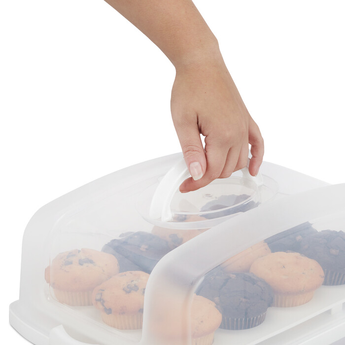 Relaxdays Rectangular Cake Box