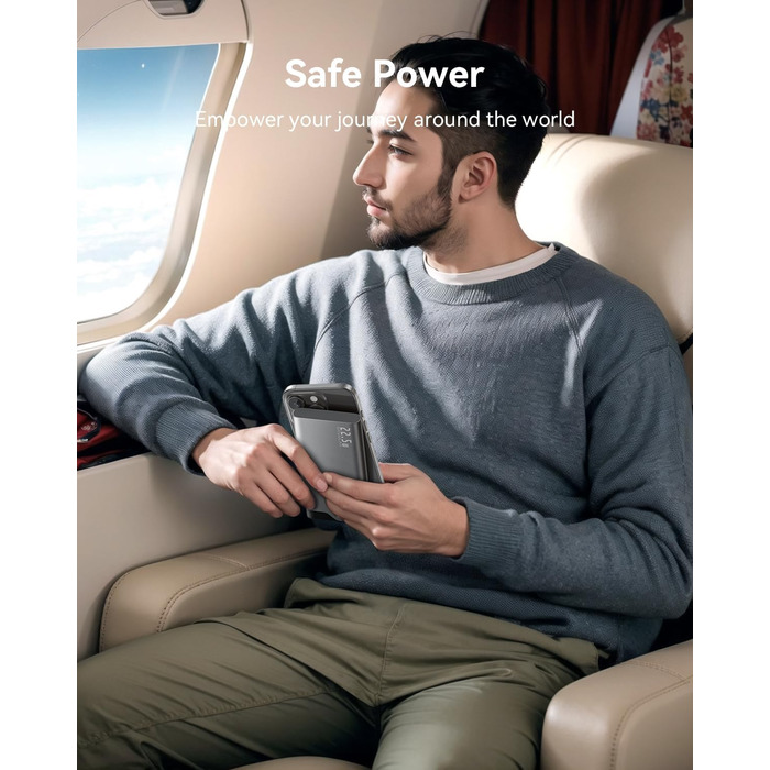 Power Bank Kuulaa 10000mAh 22.5W з USB-C: зарядний акумулятор для iPhone, Samsung, iPad, Huawei