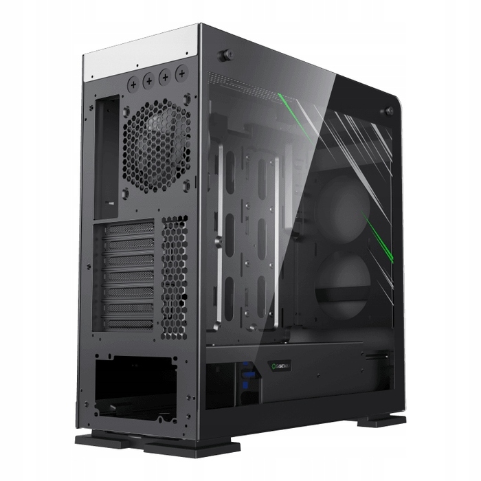Ігровий корпус для ПК Tower ATX Midi White Coil, загартоване скло, USB
