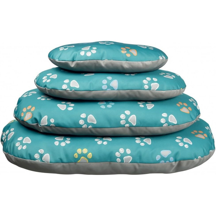 Подушка для тварин Trixie Jimmy, 80 x 50 см, турквіс/сірий