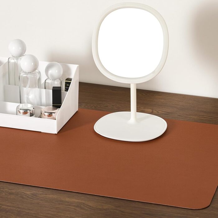 Підкладка на стіл двостороння антиковзаюча, килимок для миші та ноутбука, органайзер для офісу, штучна шкіра, 40 x 80 см / 80 x 40 см
