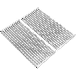 WEBROIL Grill-Emitter Plate for CharBroil Performance TRU-Infrared/Amplifire 2 Burner 463633316 463655621, Grill Grate Replacement for Charbroil G327-1100-W1, 2 Pieces, Stainless Steel