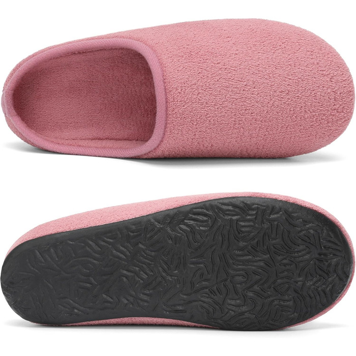 Тапочки жіночі Mishansha, теплі, зимові, кораллового кольору, з велюру, розмір 36 EU, рожеві