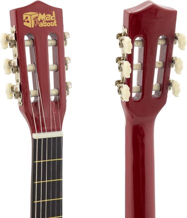 Гітара класична Mad About MA-CG07 (червона, 3/4) з чохлом, ремінком, медіатором та запасними струнами