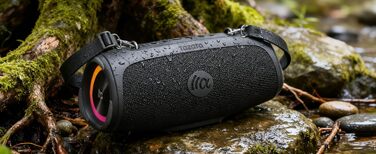 TAZATA Bluetooth колонка портативна 90W з Power Bank, USB, водонепроникна для вечірок, пляжу, басейну